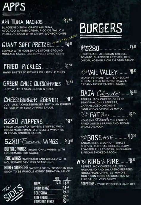 5280 burger bar|5280 burger bar austin menu.